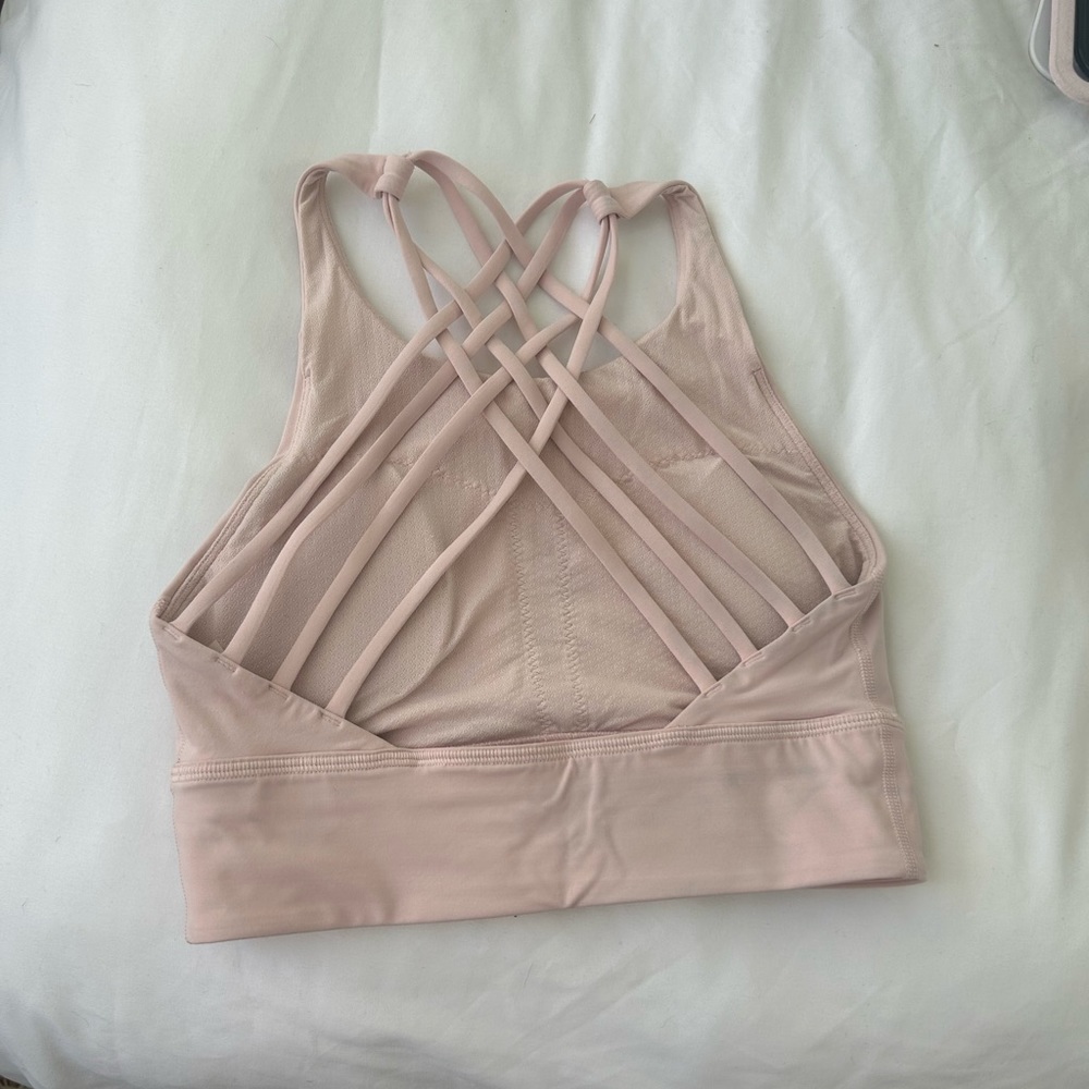 Lululemon High-neck Strappy Sports Bra